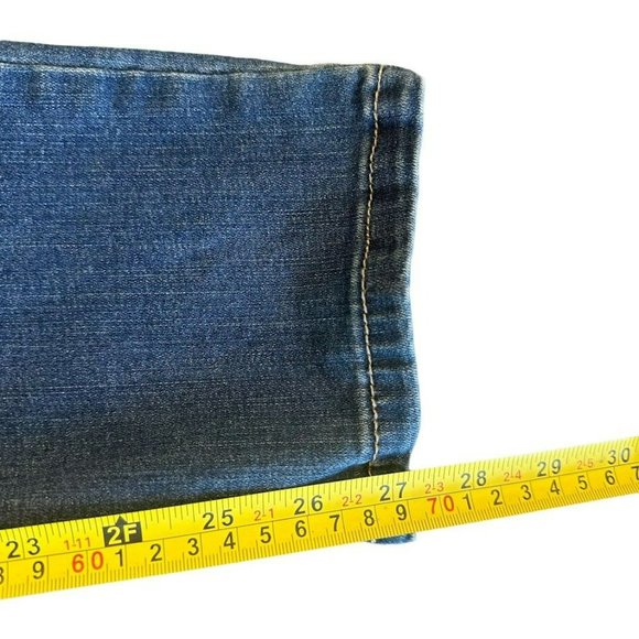 Democracy Ab Technology‎ Absolution Slim Leg Distressed Mid Wash Jeans Womens 4 - Picture 5 of 5